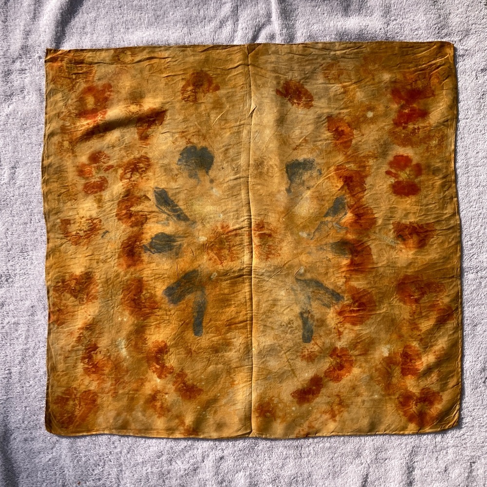 Cosmo Ecoprint Silk Scarf